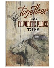 Horse Together Is My Favorite Place To Be 24x36 Poster front