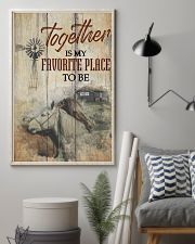 Horse Together Is My Favorite Place To Be 24x36 Poster lifestyle-poster-1