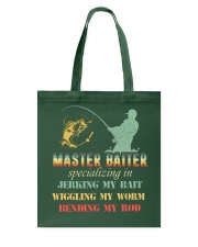 Fish Master Baiter Fishing Tote Bag tile