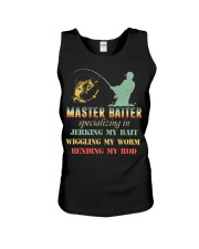 Fish Master Baiter Fishing Unisex Tank tile