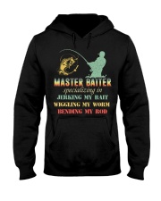 Fish Master Baiter Fishing Hooded Sweatshirt front