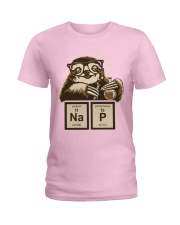 Sloth Chemistry Sloth Nap Pun Ladies T-Shirt tile