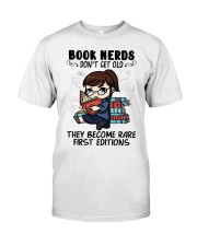 Teacher Book Nerds Don't Get Old Classic T-Shirt tile