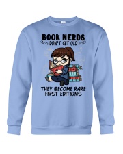 Teacher Book Nerds Don't Get Old Crewneck Sweatshirt tile