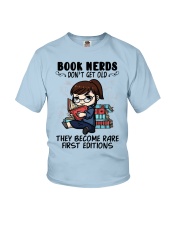 Teacher Book Nerds Don't Get Old Youth T-Shirt tile