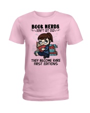 Teacher Book Nerds Don't Get Old Ladies T-Shirt tile