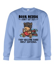 Book Nerds Don't Get Old Terrier Dog Crewneck Sweatshirt tile