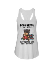 Book Nerds Don't Get Old Terrier Dog Ladies Flowy Tank tile