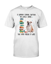 Bulldog Dog She Also Needs A Dog 040220-1 Classic T-Shirt tile