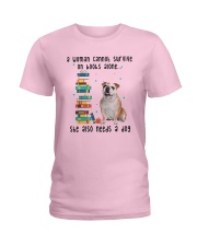 Bulldog Dog She Also Needs A Dog 040220-1 Ladies T-Shirt tile