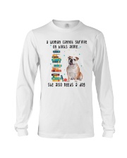 Bulldog Dog She Also Needs A Dog 040220-1 Long Sleeve Tee tile