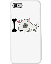 Terrier Dog I Love Bull Terrier Phone Case tile