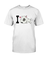 Terrier Dog I Love Bull Terrier Classic T-Shirt tile