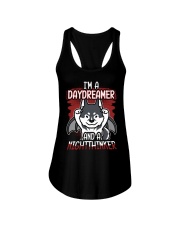Husky Dog I'm A Daydreamer Ladies Flowy Tank tile