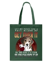 Beagle Dog Get Over It Tote Bag tile