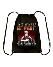 Beard Get Over It Drawstring Bag tile