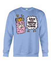 Llama Save The Drama For The Llama Crewneck Sweatshirt tile
