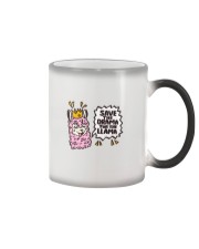 Llama Save The Drama For The Llama Color Changing Mug tile