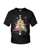Bulldog Dog French Bulldog Christmas Tree 1 Youth T-Shirt tile