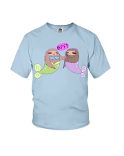 Sloth BFF MerSloths Youth T-Shirt tile