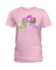 Sloth BFF MerSloths Ladies T-Shirt tile