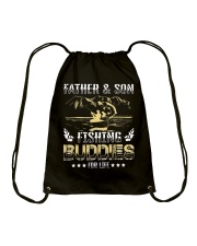 Father And Son Fishing Buddies For Life Drawstring Bag tile
