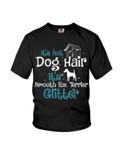 Terrier Dog It Is Smooth Fox Terrier Glitter Youth T-Shirt tile