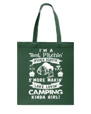 Camping Girl Tote Bag tile