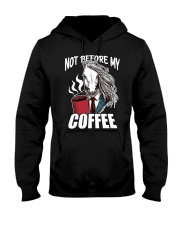 Horse Not Before My Coffee Hooded Sweatshirt front