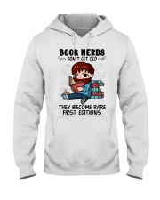 Book Nerds Don't Get Old Father Hooded Sweatshirt front