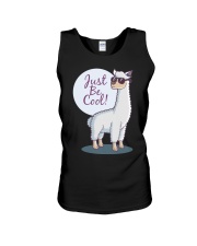Llama Just Be Cool Unisex Tank tile
