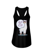 Llama Just Be Cool Ladies Flowy Tank tile