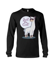 Llama Just Be Cool Long Sleeve Tee tile
