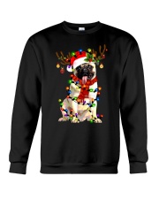 Pug Dog Christmas Tee Reindeer Crewneck Sweatshirt tile