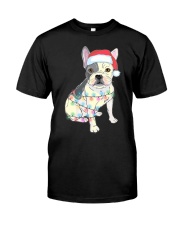 Bulldog Dog Cute Dog Christmas Classic T-Shirt tile