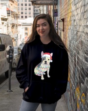 Bulldog Dog Cute Dog Christmas Hooded Sweatshirt lifestyle-unisex-hoodie-front-1