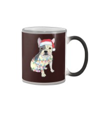 Bulldog Dog Cute Dog Christmas Color Changing Mug tile