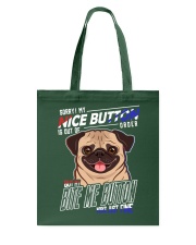 Pug Dog Nice Button Tote Bag tile