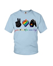 LGBT Peace Love Youth T-Shirt tile
