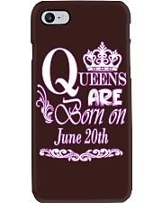 June Queens Are Born On June 20th Phone Case tile