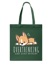 Corgi Dog Overthinking And Also Hungry Tote Bag tile