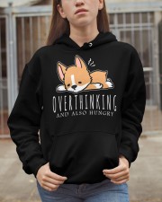 Corgi Dog Overthinking And Also Hungry Hooded Sweatshirt apparel-hooded-sweatshirt-lifestyle-07