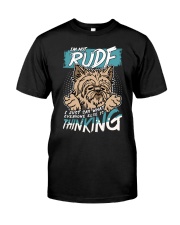 Terrier Dog I'm Not Rude Classic T-Shirt tile