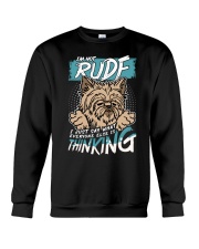 Terrier Dog I'm Not Rude Crewneck Sweatshirt tile