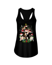 Bulldog Dog French Bulldog Christmas Tree Ladies Flowy Tank tile