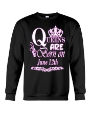 June Queens Are Born On June 12th Crewneck Sweatshirt tile