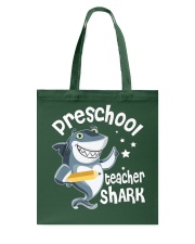 Teacher Preschool Teacher Shark Tote Bag tile
