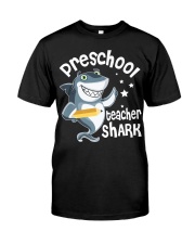 Teacher Preschool Teacher Shark Classic T-Shirt tile