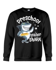 Teacher Preschool Teacher Shark Crewneck Sweatshirt tile