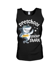 Teacher Preschool Teacher Shark Unisex Tank tile